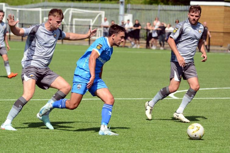Impressive two goal cup hero Ben Fawcett. Picture Gordon Thomas